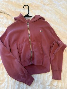 Abercrombie & Fitch Dusty Rose Zip Hoodie